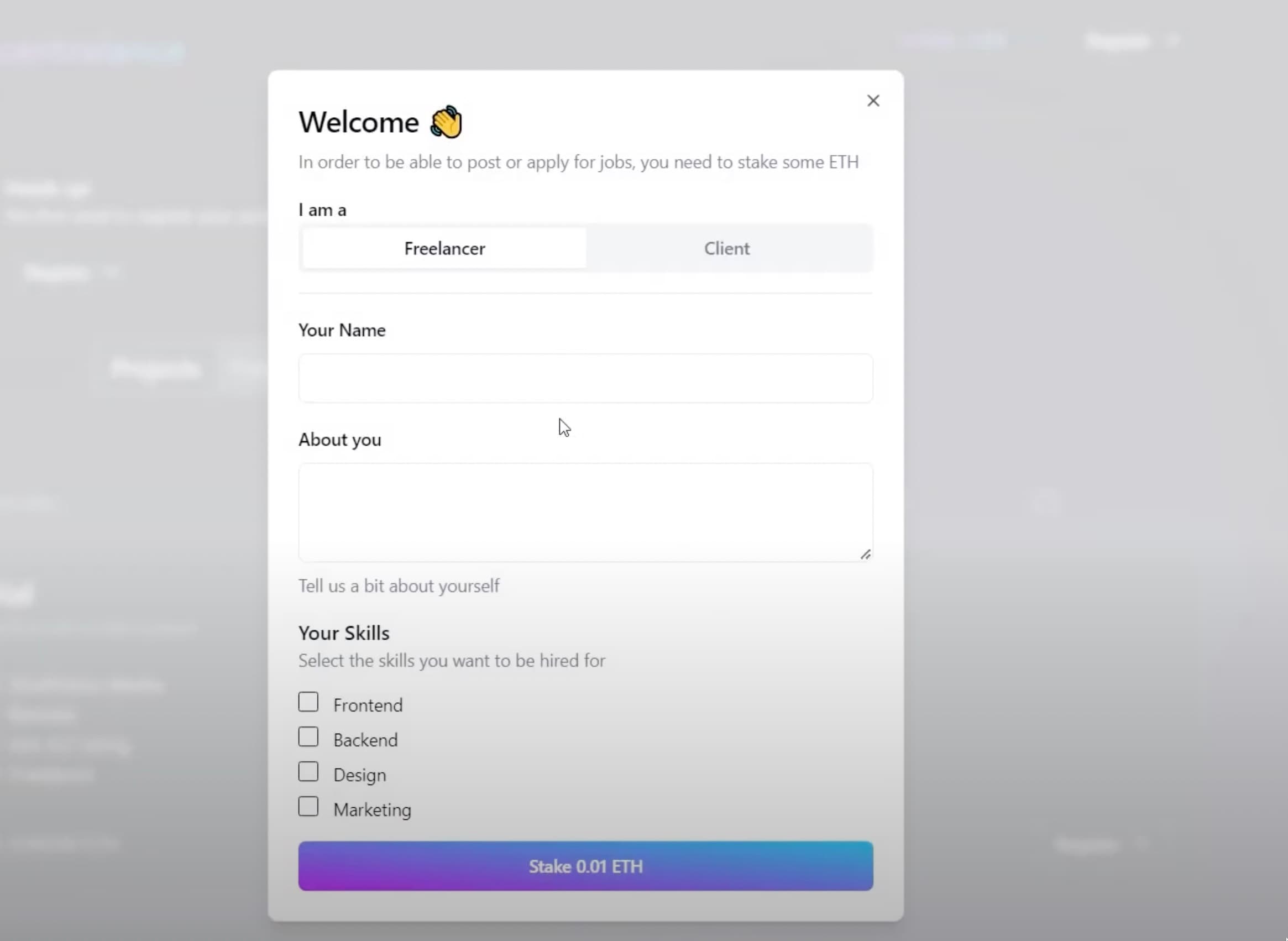 Decentralized hiring for freelance work_image